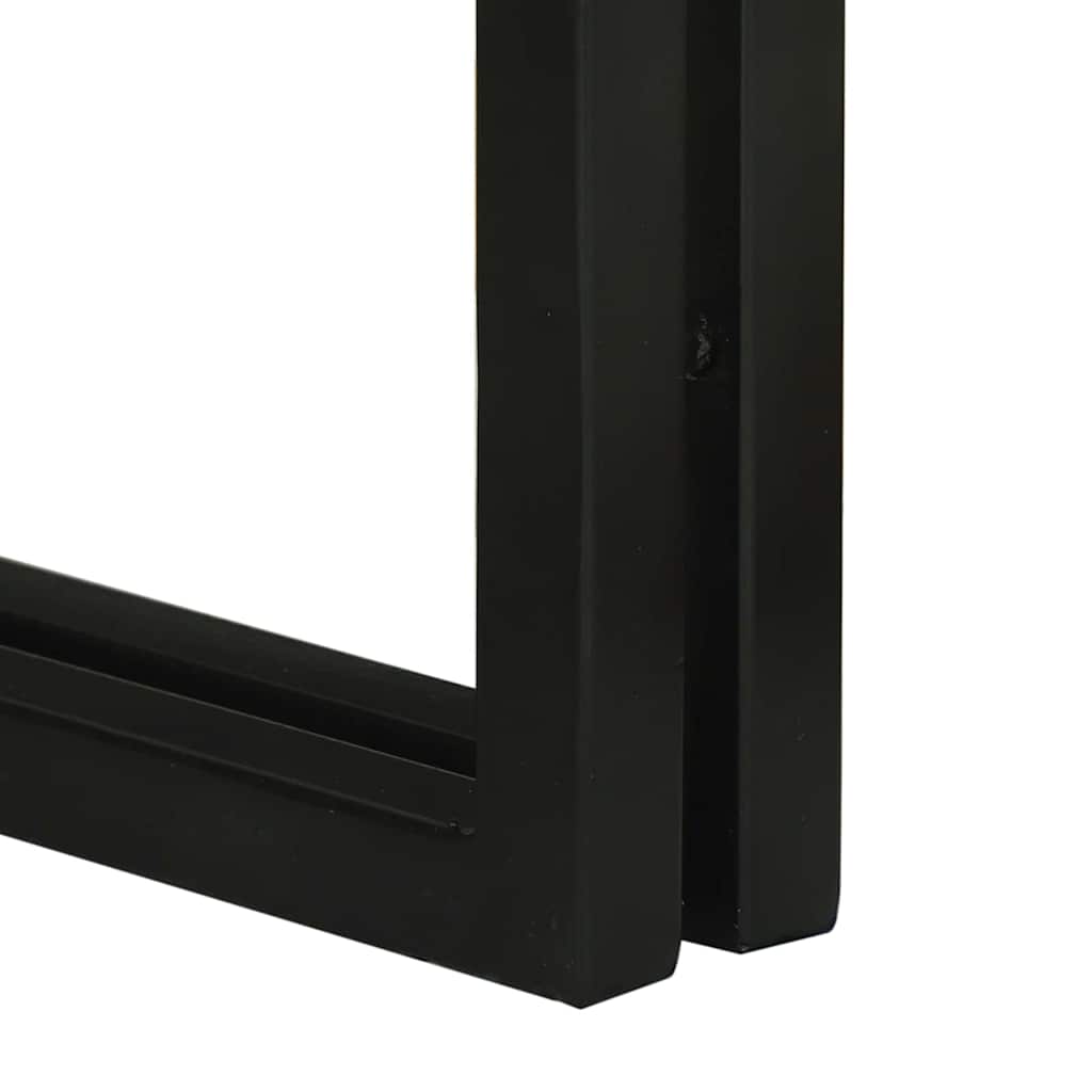 Stol za slaganje 3 pcs Čvrsto drvo recikliranog drva i metal