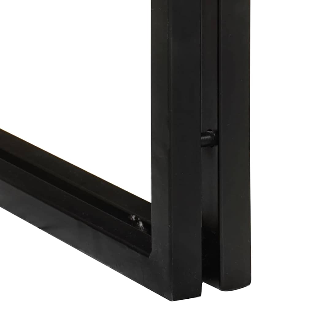 Stol za slaganje 3 pcs Masivno drvo akacije i metal