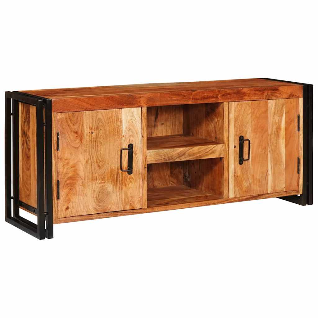 TV ormar Smeđa 120 x 33 x 50 cm Masivno bagremovo drvo