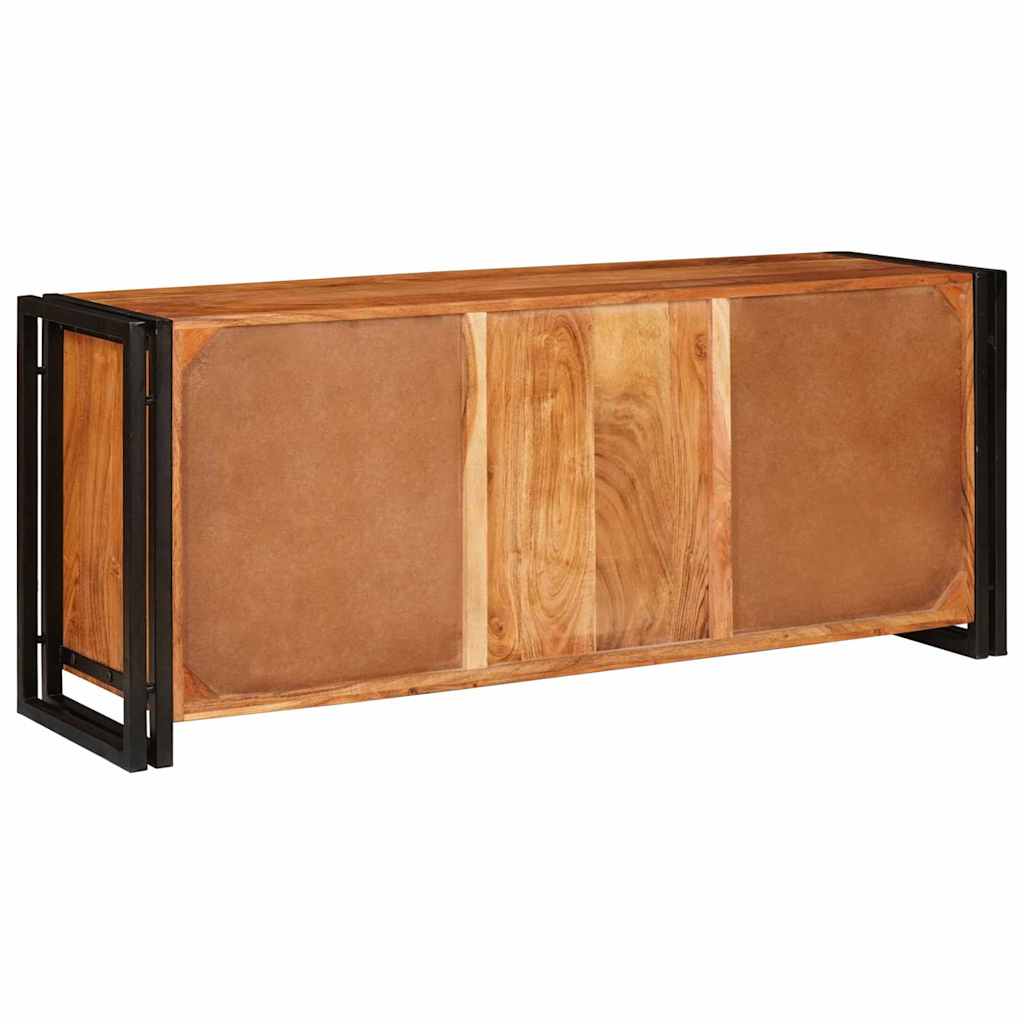 TV ormar Smeđa 120 x 33 x 50 cm Masivno bagremovo drvo
