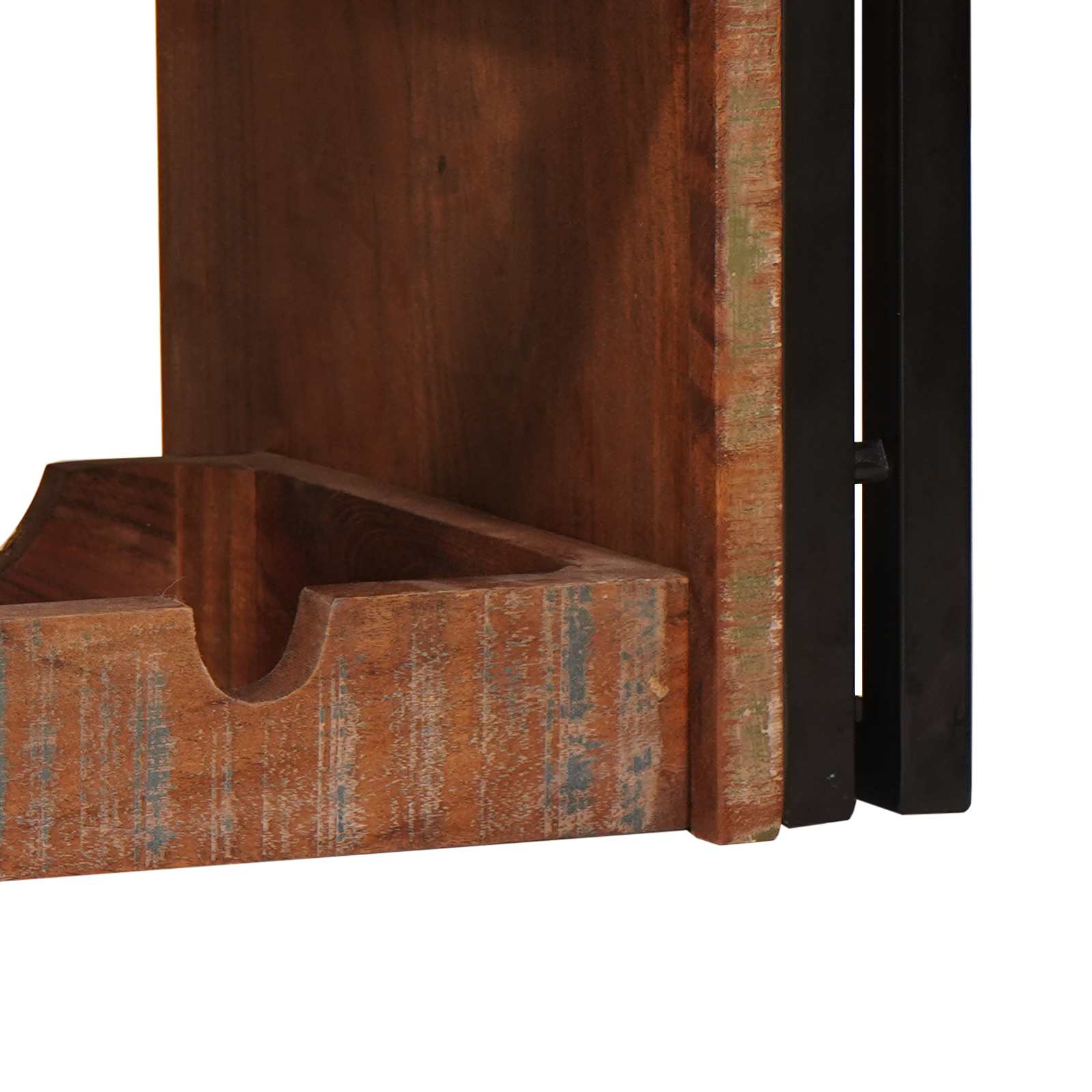Stalak za vino Smeđa 100 x 45 x 33 cm Čvrsto reciklirano drvo