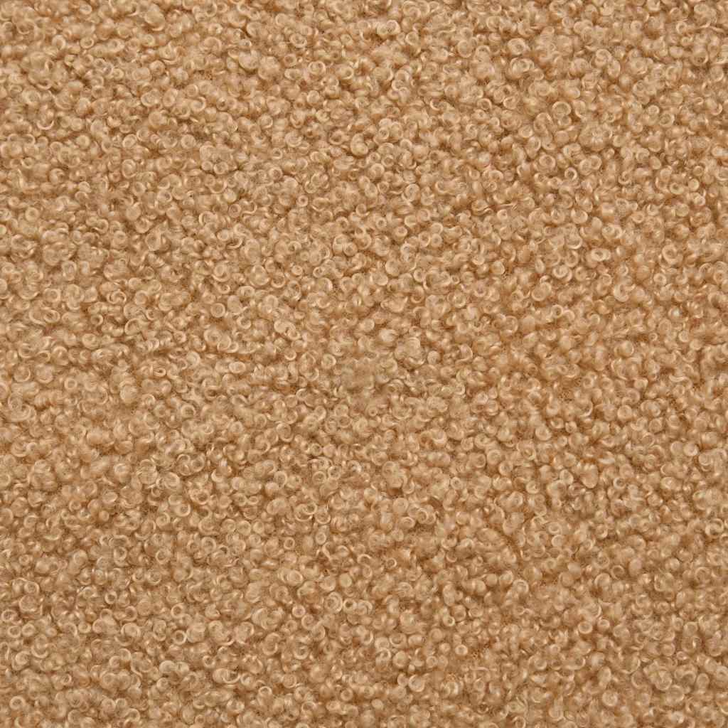 Modularna sofa s tabureom i jastucima bež boje
