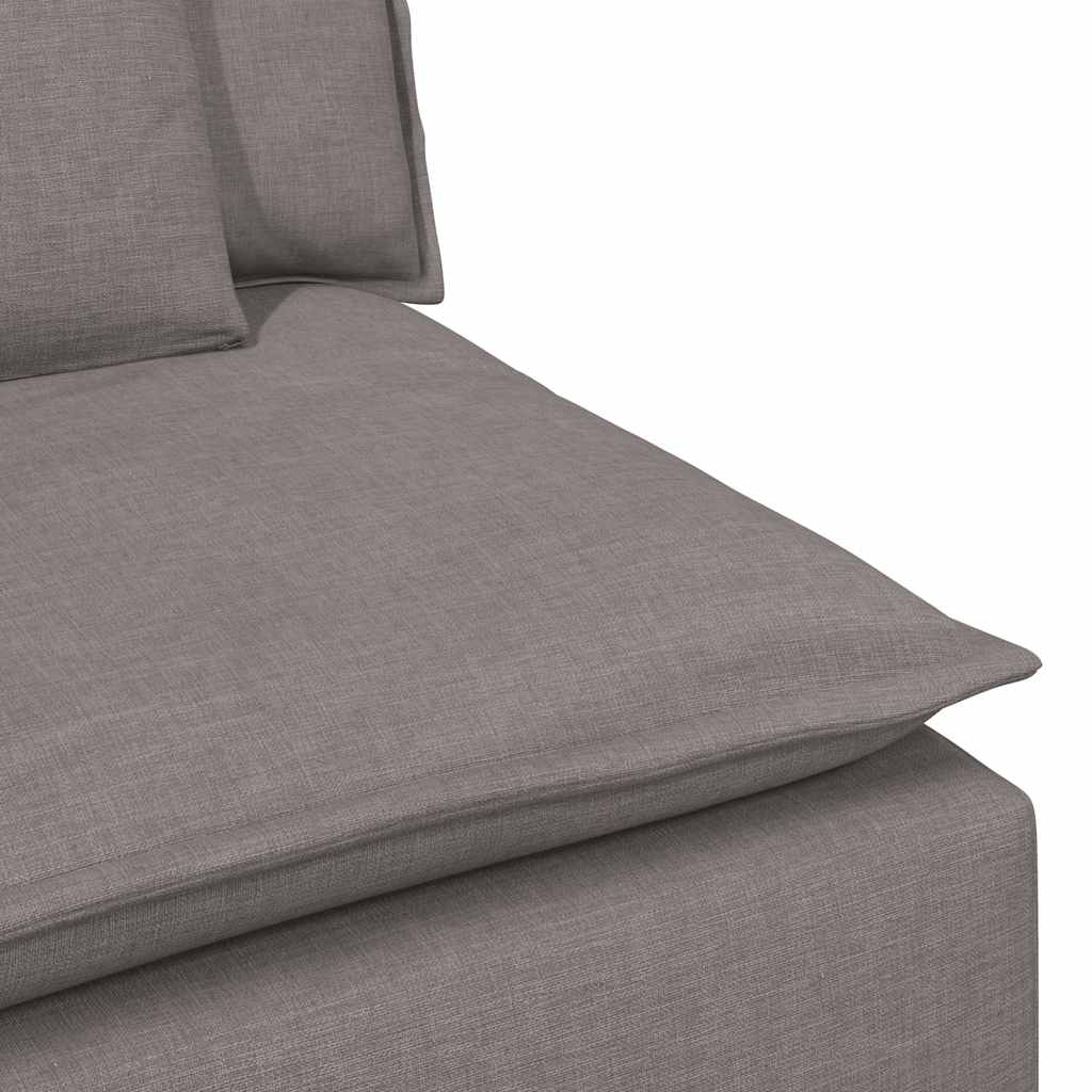 Modularna sofa s jastucima boje taupe