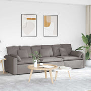 Modularna sofa s jastucima boje taupe