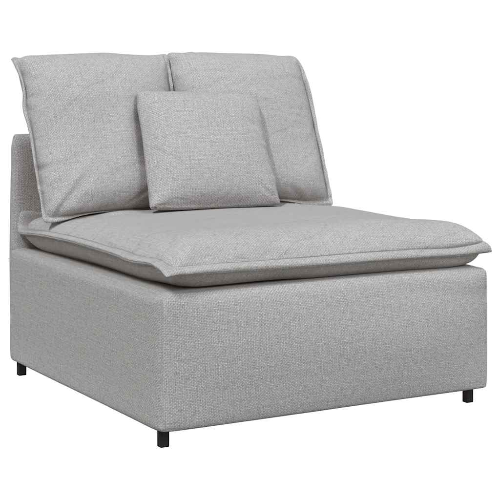Modularna sofa s jastucima, sive boje