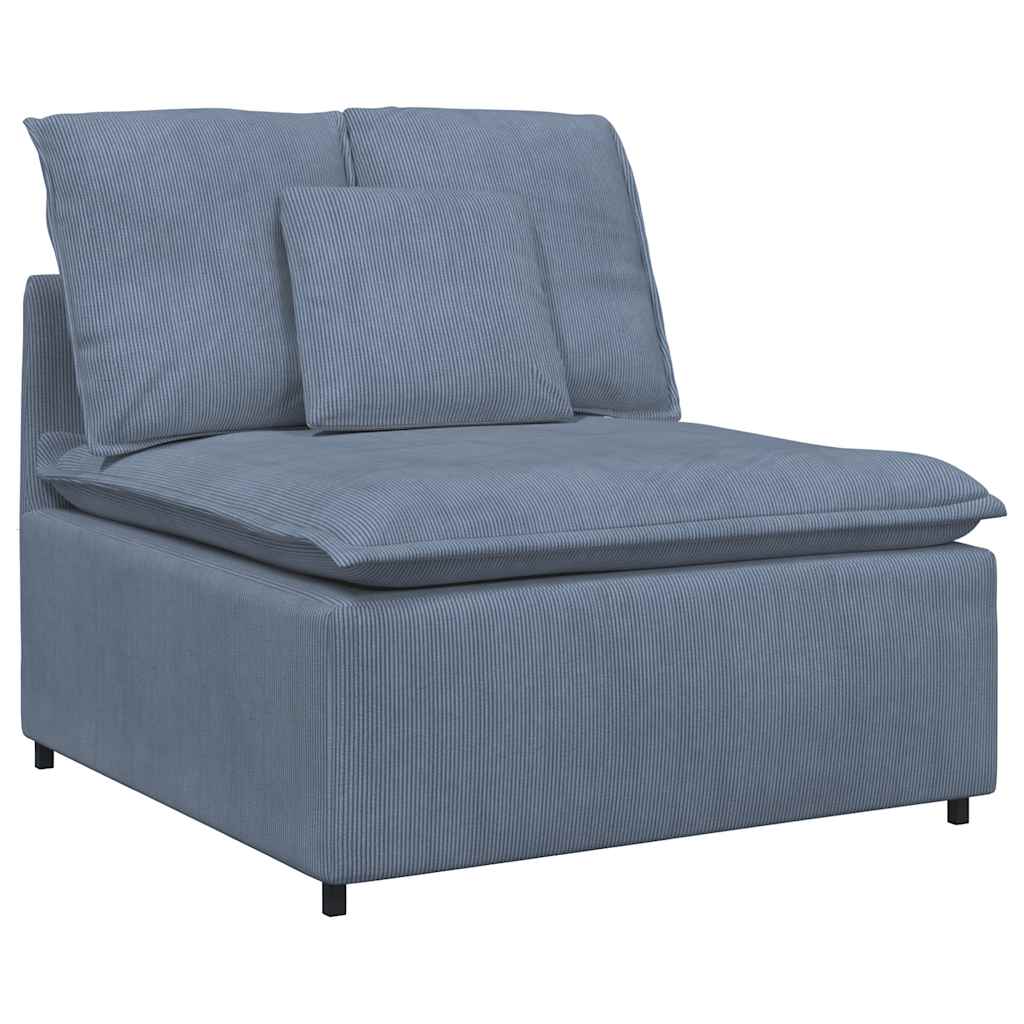 Modularna sofa s jastucima plava