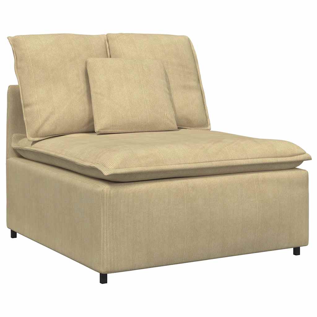 Modularna sofa s jastucima sivo-zelena