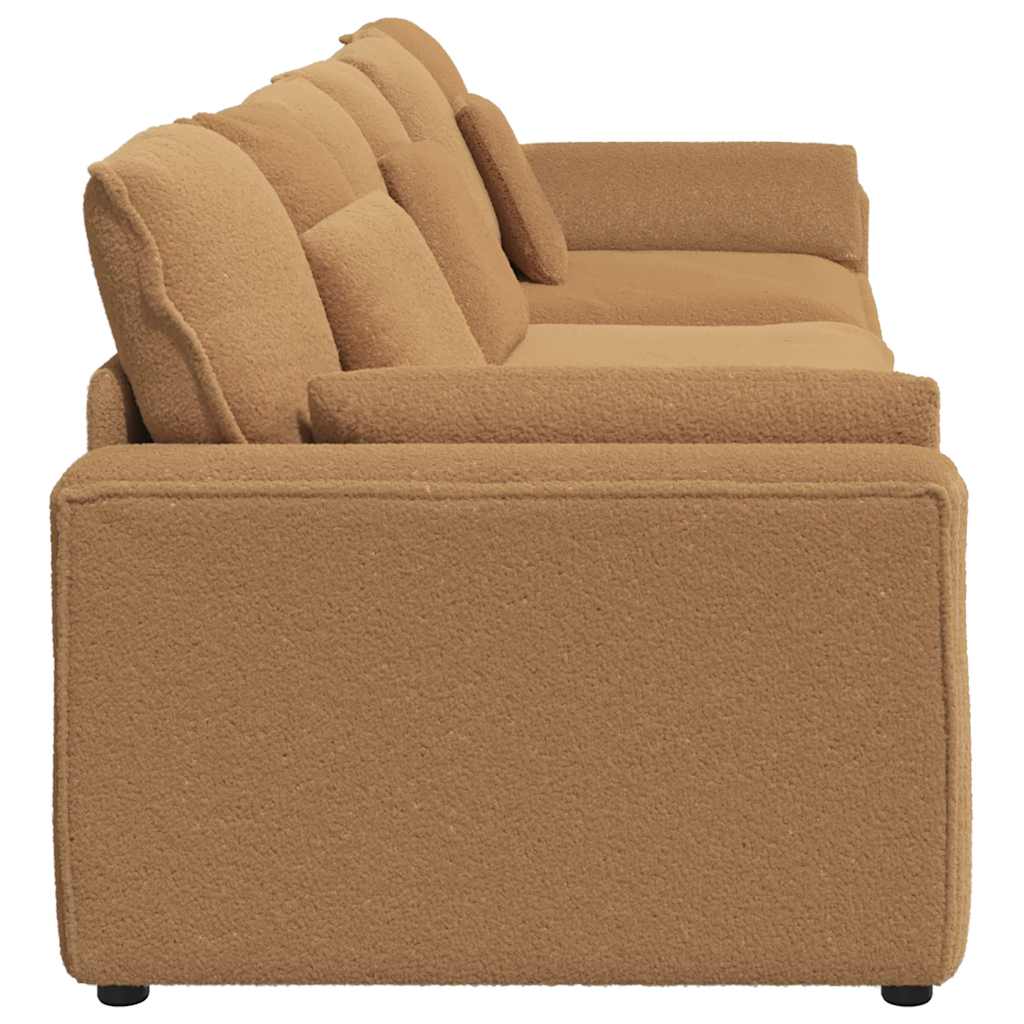 Modularna sofa s jastucima bež boje
