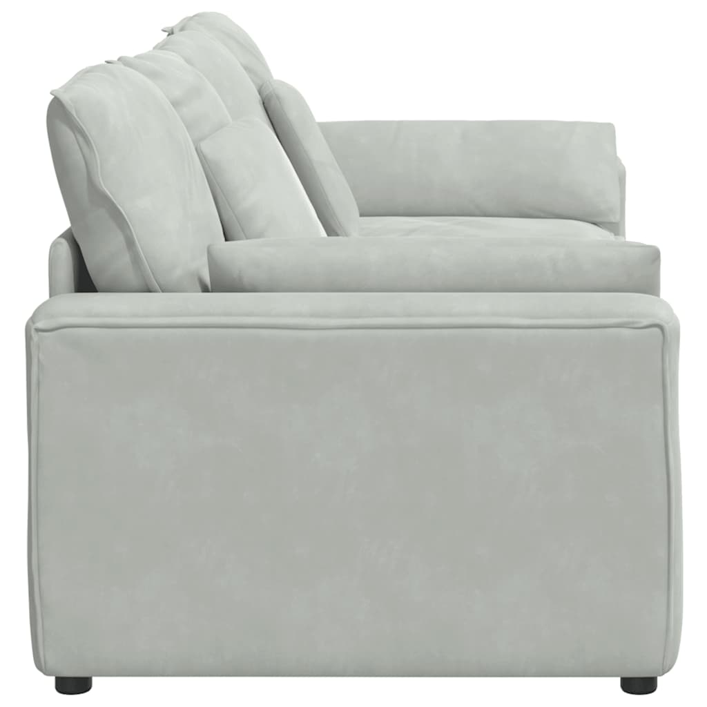 Modularna sofa s jastucima svijetlosiva