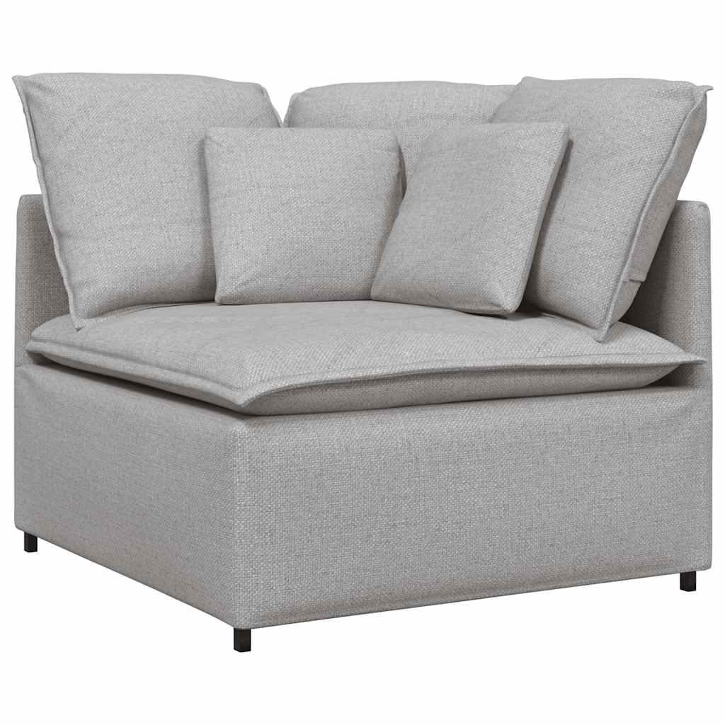 Modularna sofa s jastucima, tkanina, oblak sive boje