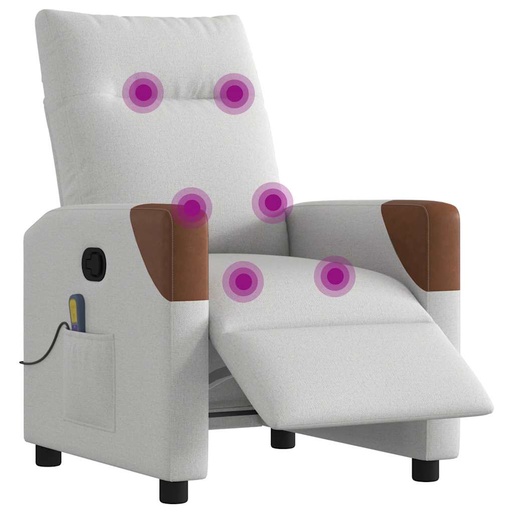 Električni masažni naslonjač od tkanine oblačnosivi