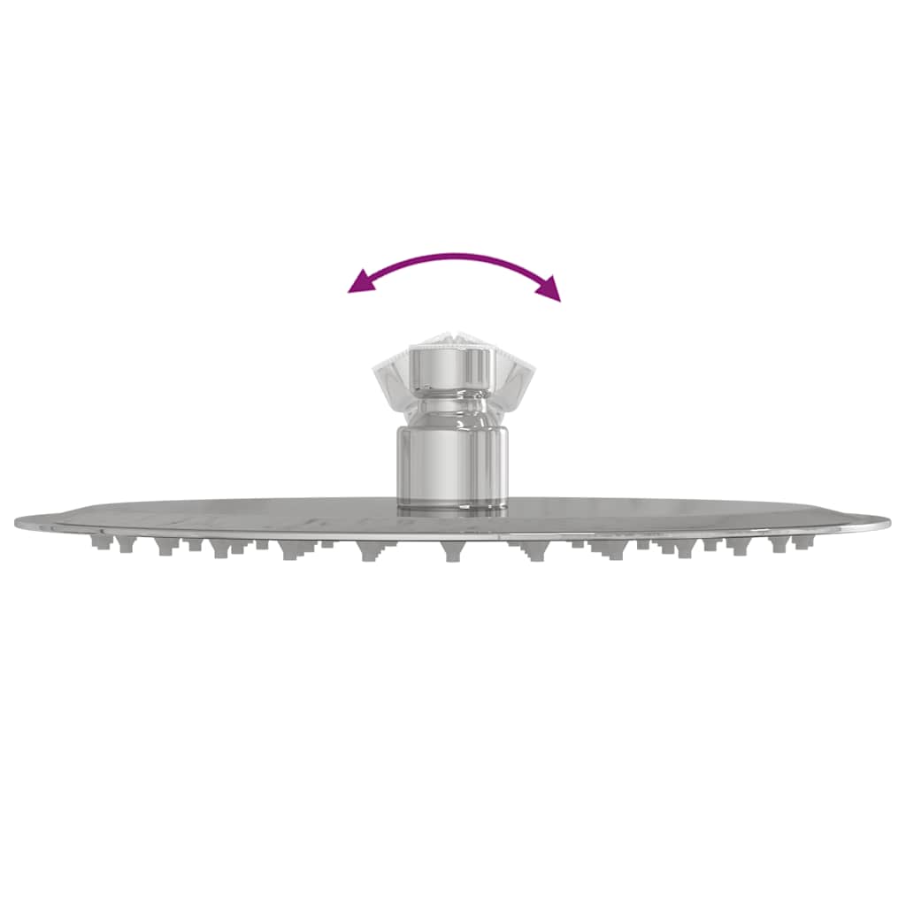 Glava za tuš od nehrđajućeg čelika 304 20 cm okrugla