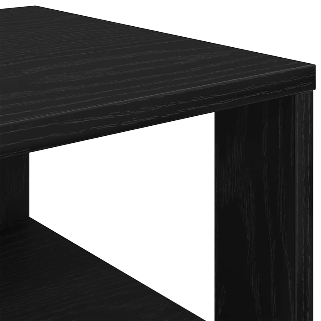 Stalak za cipele crni 61x32x87,5 cm od konstruiranog drva