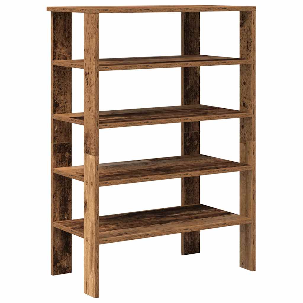 Stalak za cipele boja staro drvo 61x32x87,5cm konstruirano drvo