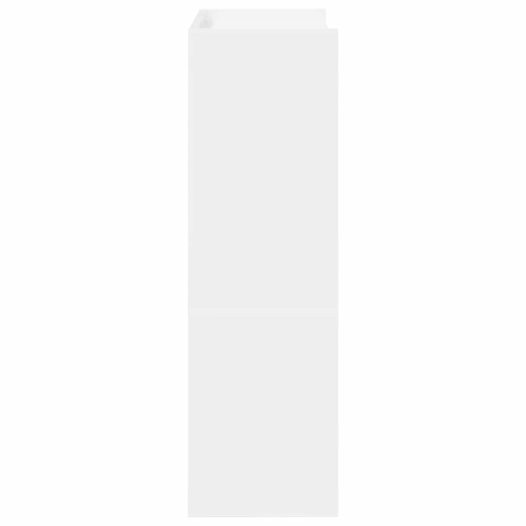 Stalak za cipele bijeli 60x25x81 cm od konstruiranog drva