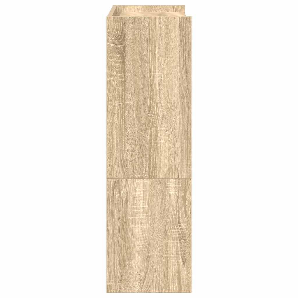 Stalak za cipele boja hrasta 60x25x81 cm konstruirano drvo Smeđa