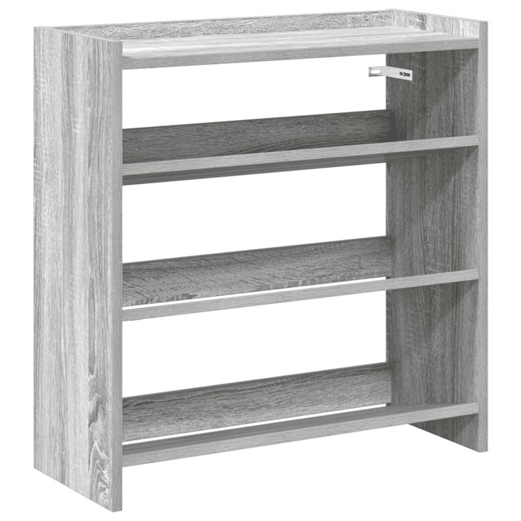 Stalak za cipele boja hrasta 60x25x62 cm konstruirano drvo