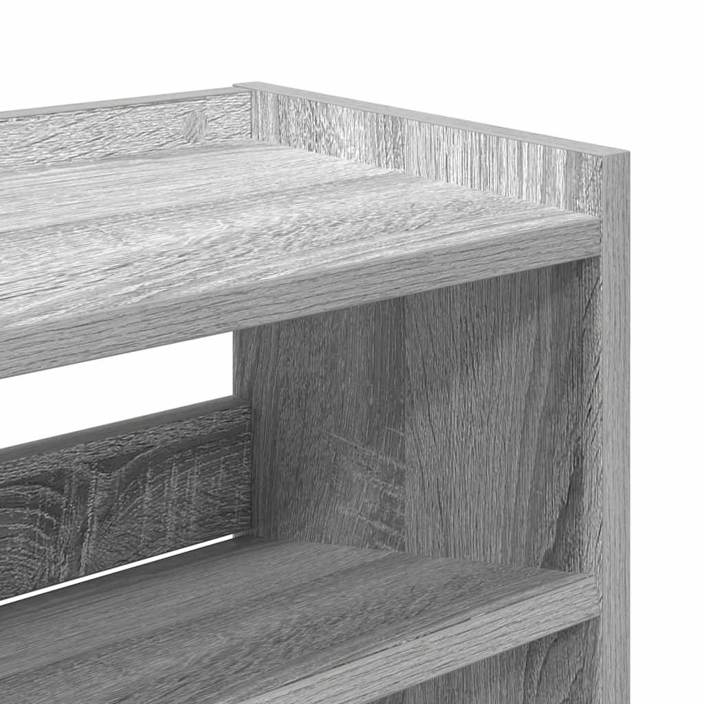 Stalak za cipele boja hrasta 80x25x81 cm konstruirano drvo