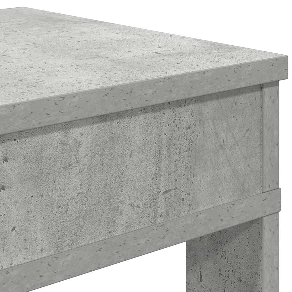 Stalak za cipele boja betona 80x30x98 cm konstruirano drvo