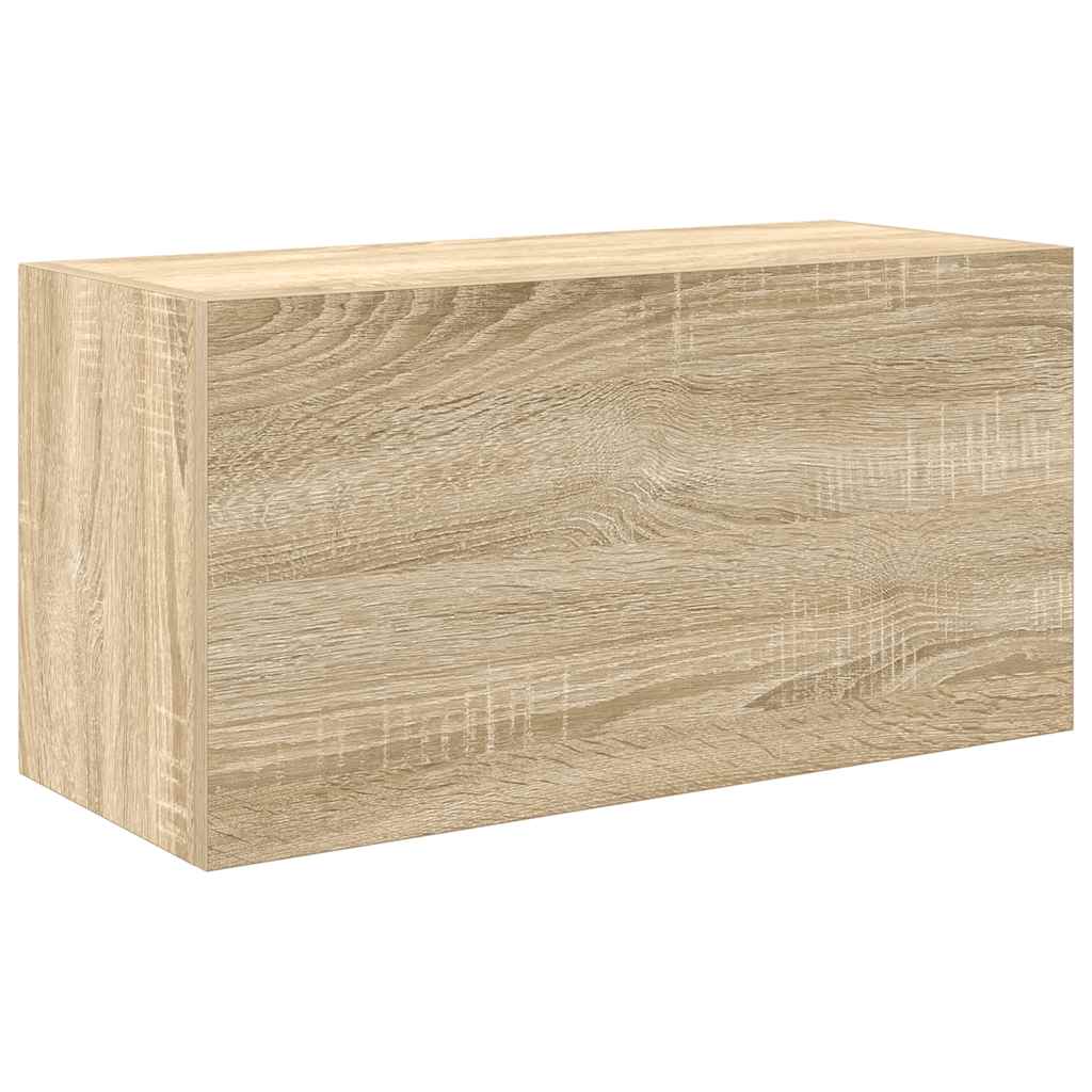 Kupaonski zidni ormarić sonoma hrast 60x25x30 cm izrađeno drvo