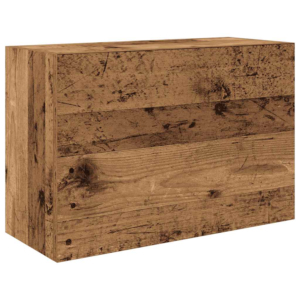 Kupaonski zidni ormarić staro drvo 60x25x40cm konstruirano drvo