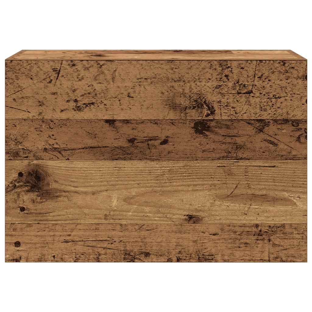 Kupaonski zidni ormarić staro drvo 60x25x40cm konstruirano drvo