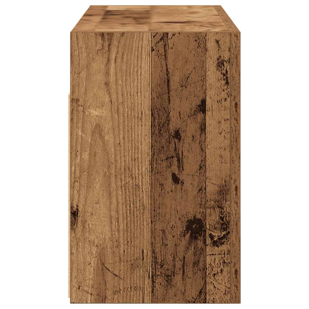 Kupaonski zidni ormarić staro drvo 60x25x40cm konstruirano drvo