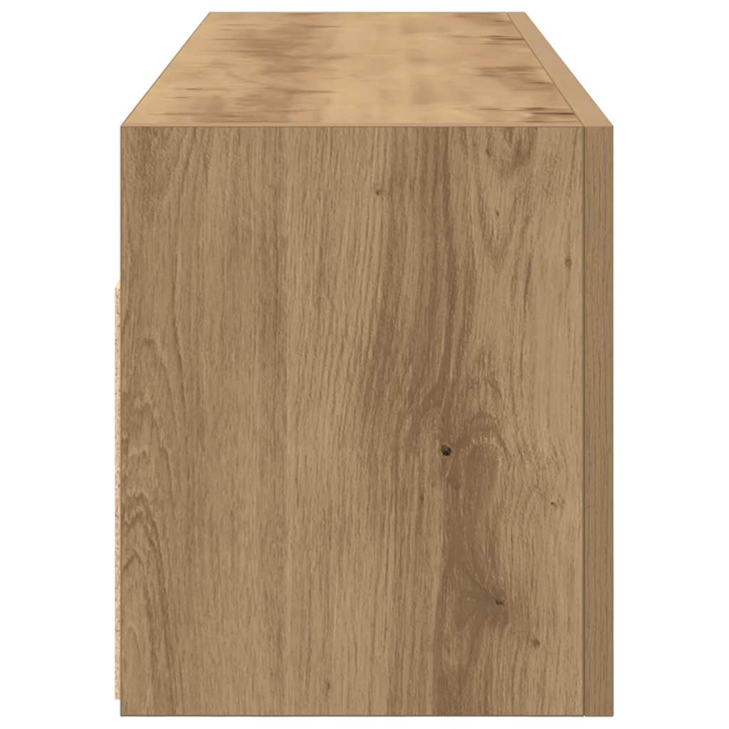 Kupaonski zidni ormarić Artisan hrast 100x25x30cm izrađeno drvo