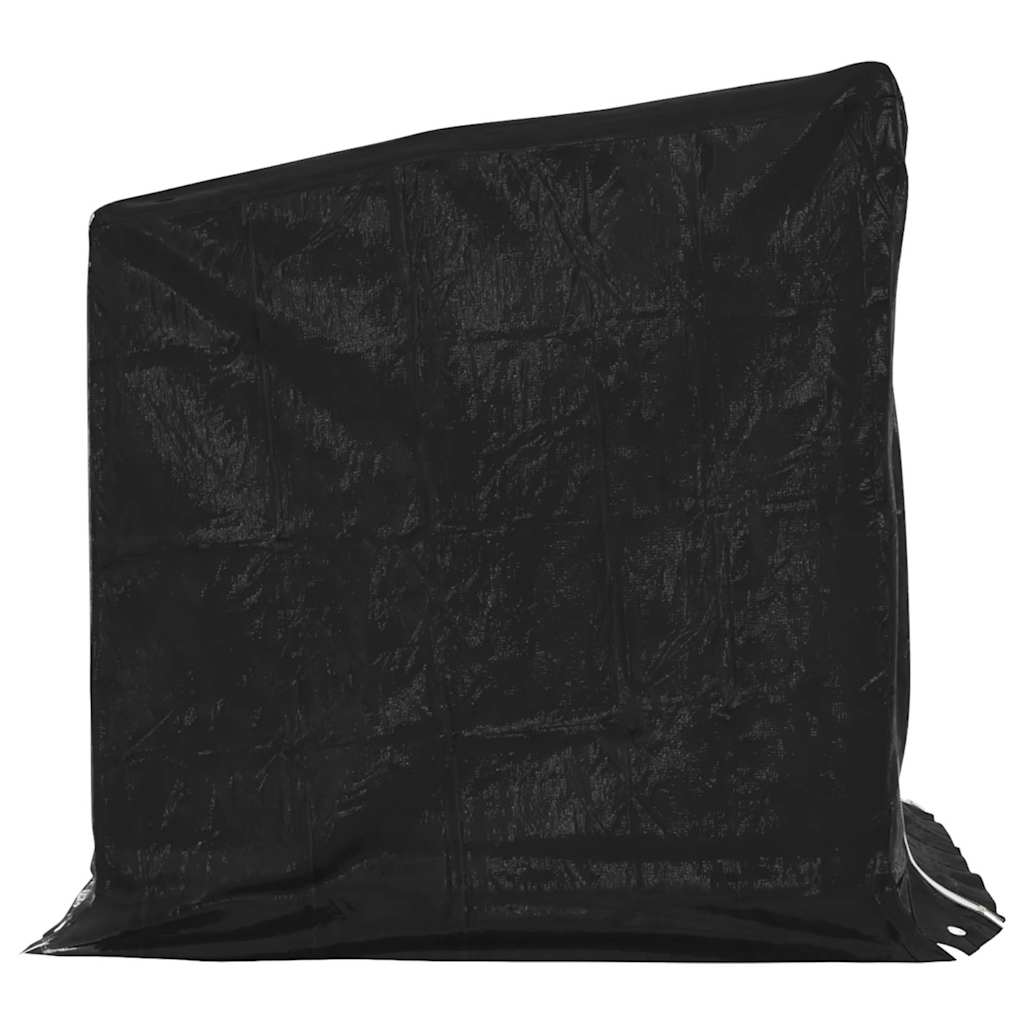 Stalak za drva za ogrjev s kišnom navlakom 100,5x100,5x110,5 cm