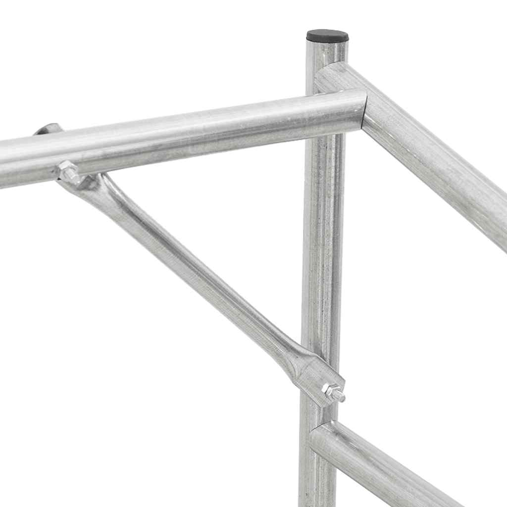 Stalak za drva za ogrjev s kišnom navlakom 200,5x100,5x110,5 cm