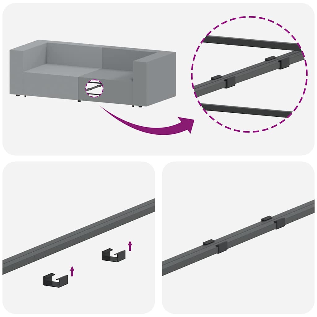 Modularni kauč s naslonom za ruke i jastucima, taupe 100 cm