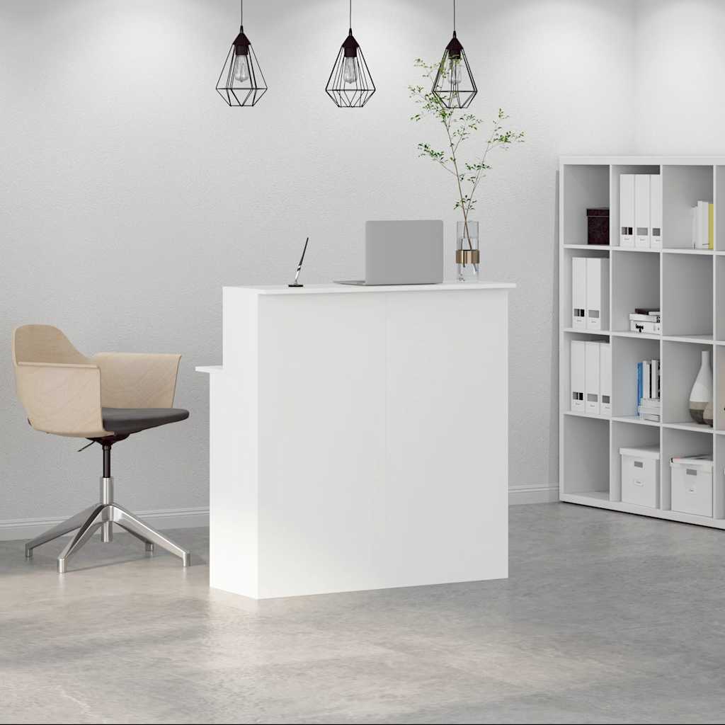 Recepcijski stol Bijeli 100x50x103,5 cm Inženirsko drvo