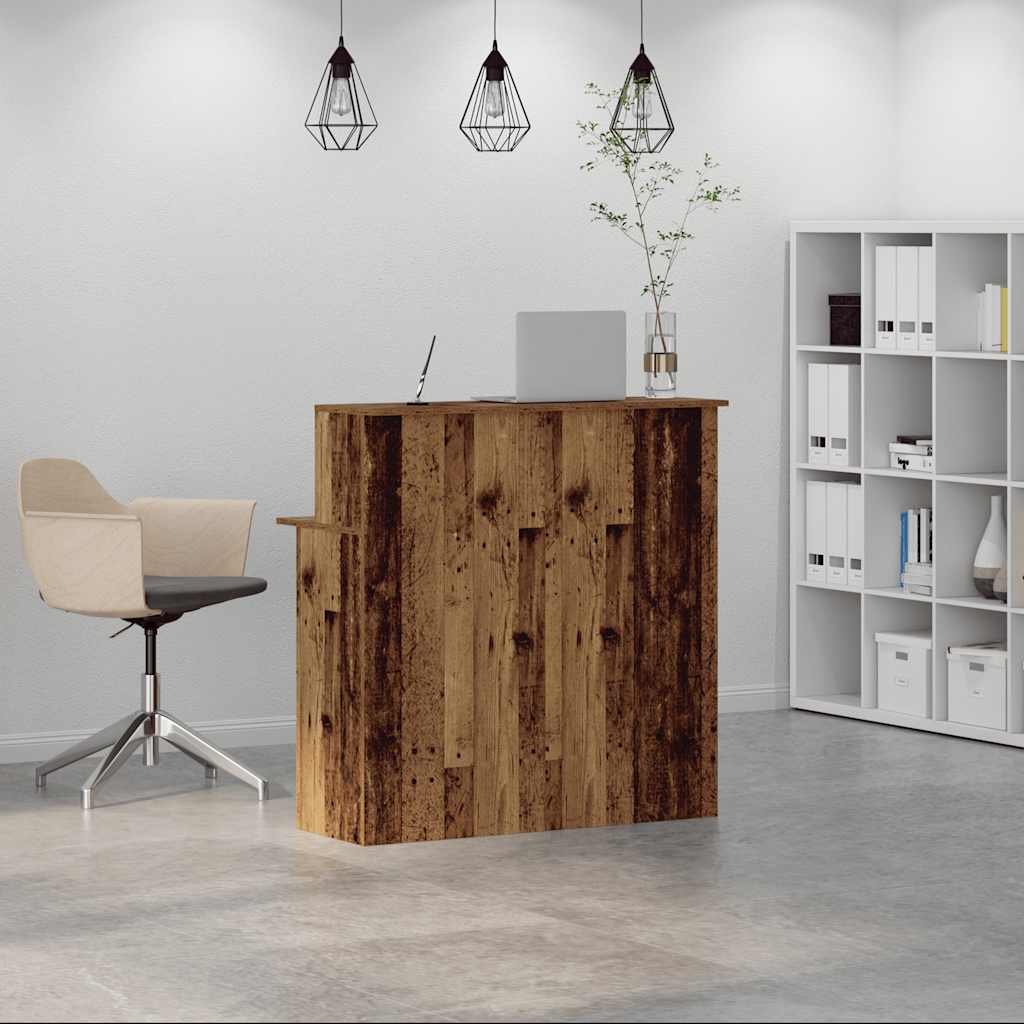 Recepcijski stol 100x50x103,5 cm od konstruiranog drva Smeđa