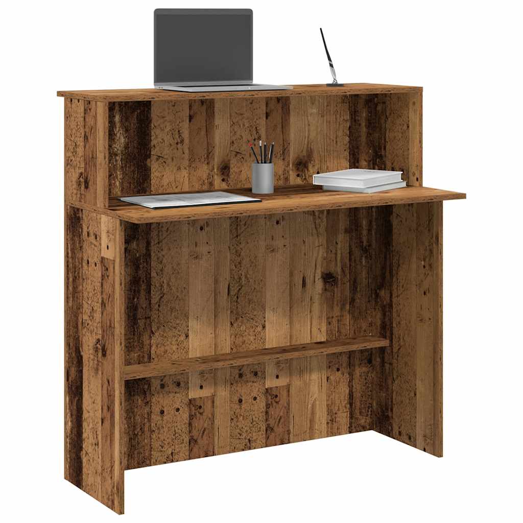 Recepcijski stol 100x50x103,5 cm od konstruiranog drva Smeđa