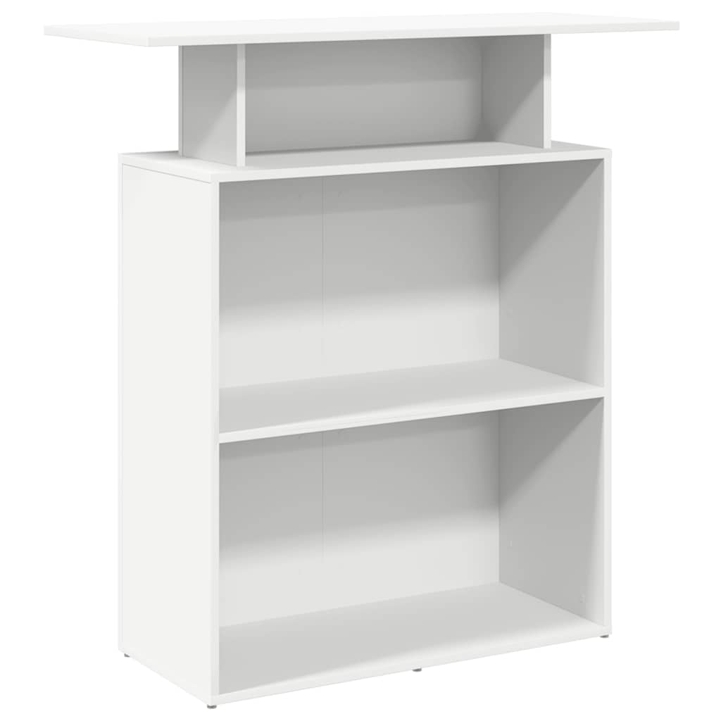 Recepcijski stol Bijeli 100x40x104 cm Inženirsko drvo