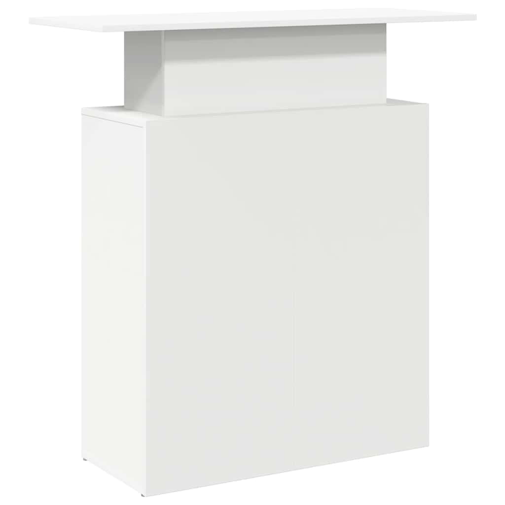 Recepcijski stol Bijeli 100x40x104 cm Inženirsko drvo