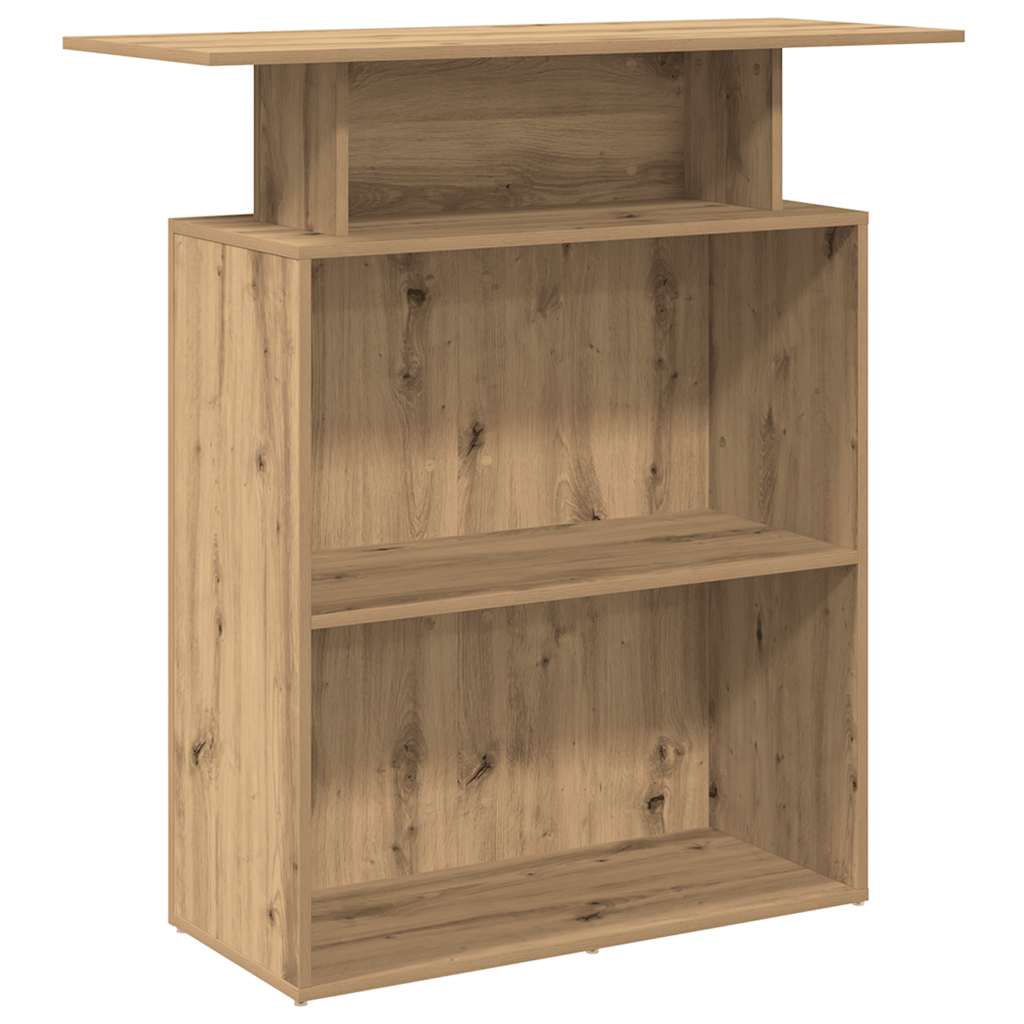 Recepcijski stol Artisan hrast 100x40x104 cm izrađeno drvo