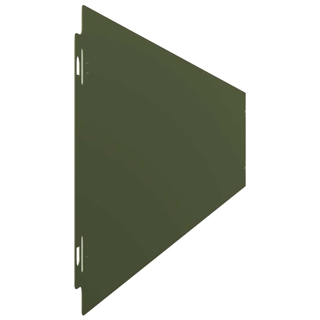 Rubovi za travnjak 10 kom Maslinasto zeleni 15x103 cm