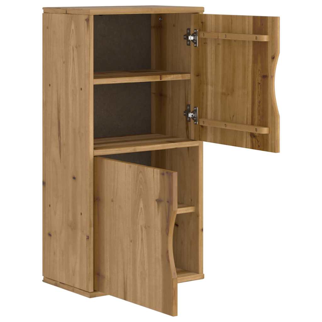 Bočni ormarić ODDA 40x24x79 cm puno drvo bor