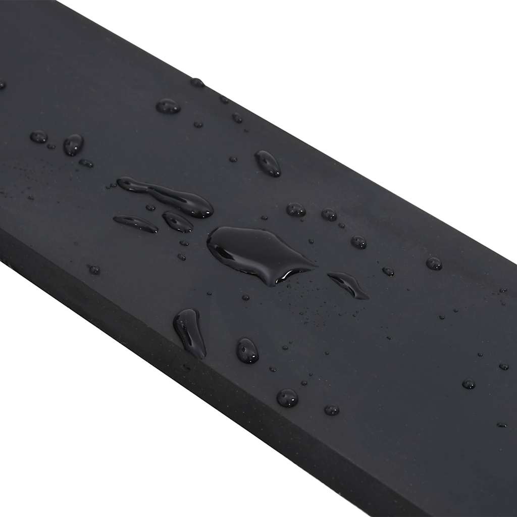 Gumeni rub za snježni plug crni 300x8x1 cm