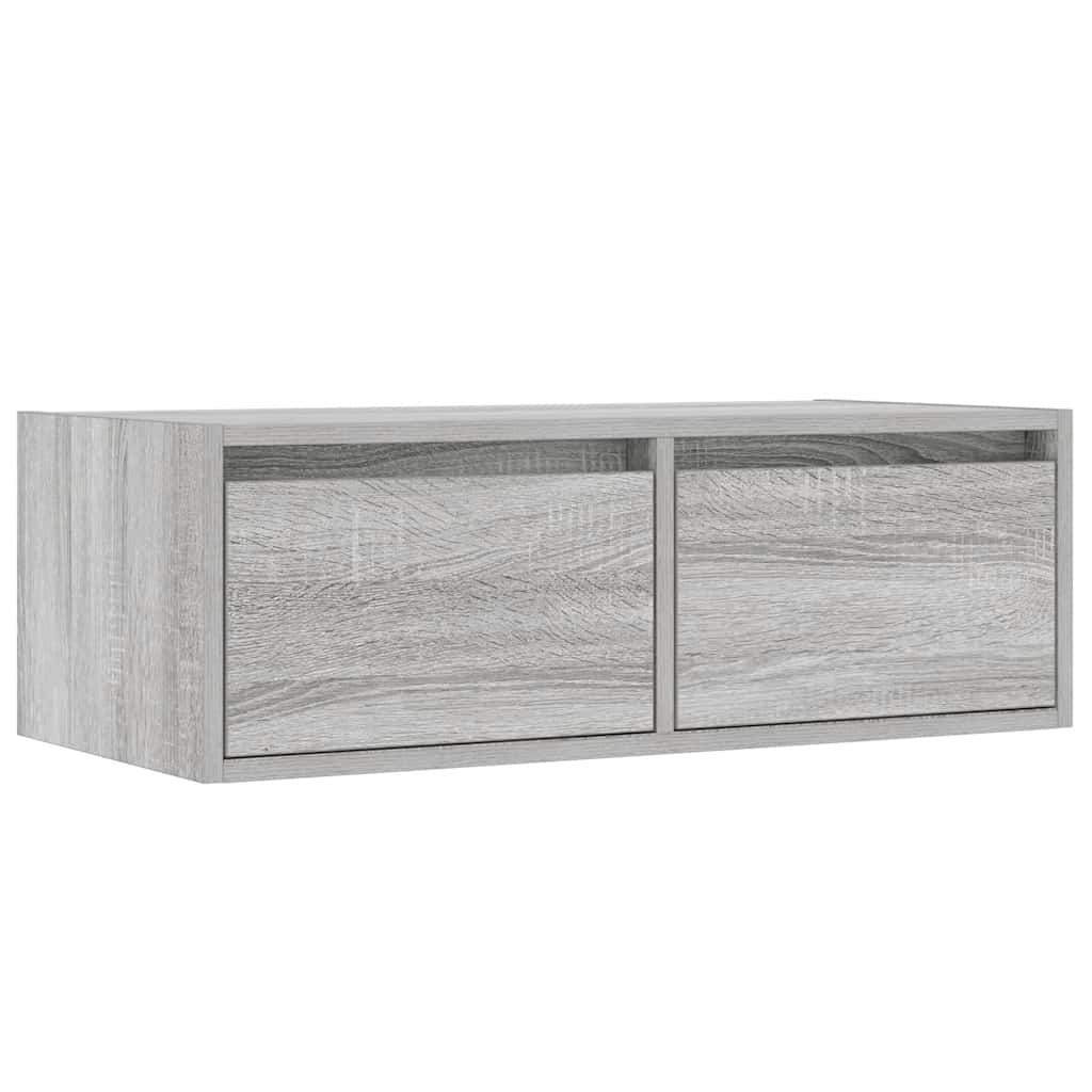 TV ormarić s LED svjetlima boja hrasta sonome 75x35,5x25 cm