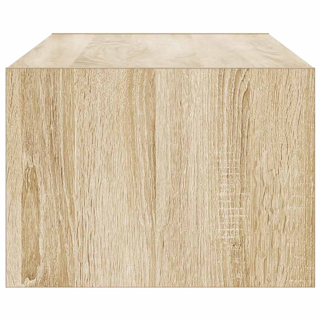 TV ormarić s LED svjetlima boja hrasta sonome 100X35,5x25 cm