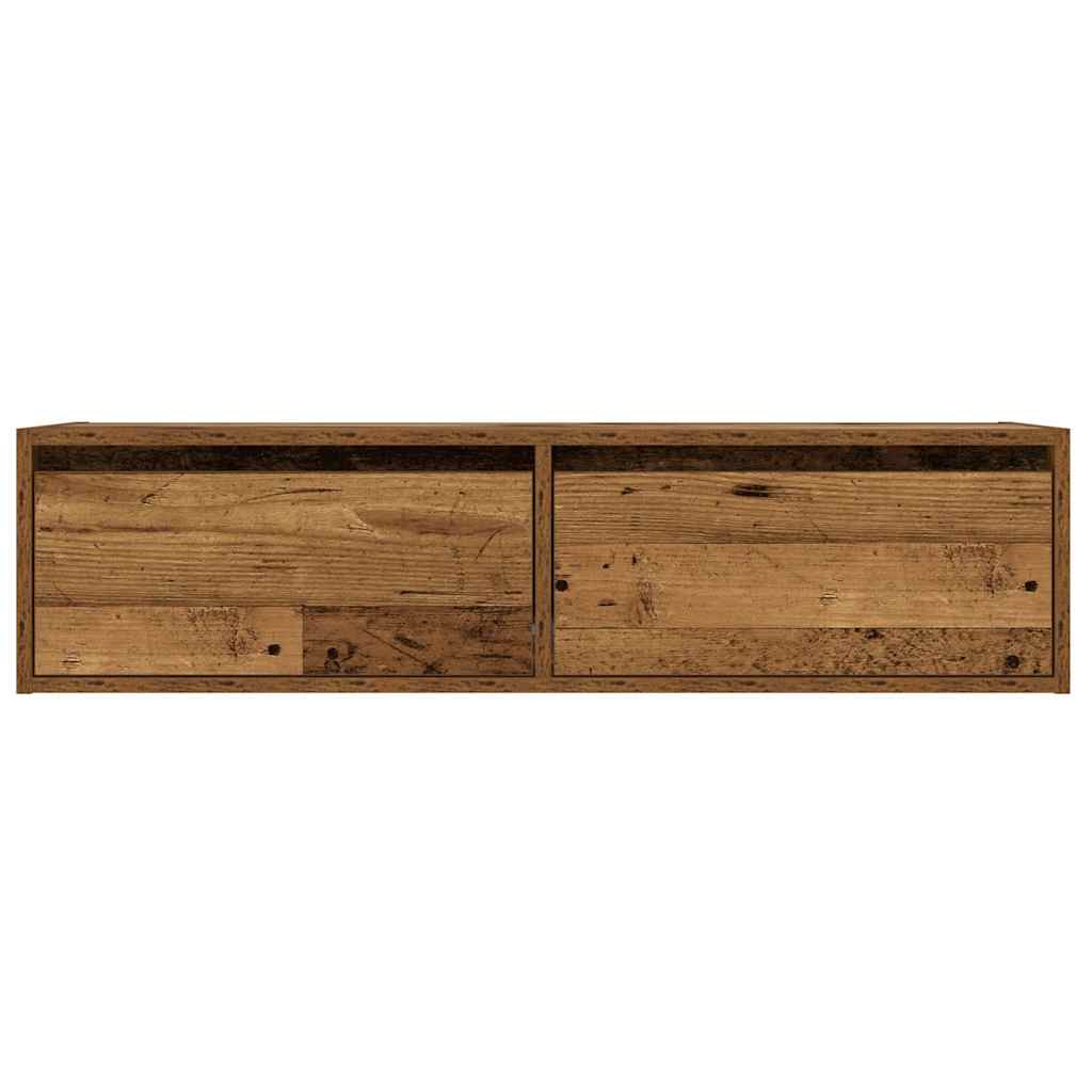 TV ormarići s LED svjetlima 2 kom boja drva 100X35,5x25 cm