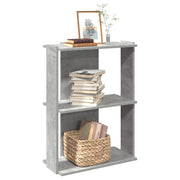 Regal za knjige s 3 razina boja hrasta 60x30x80 cm drveni