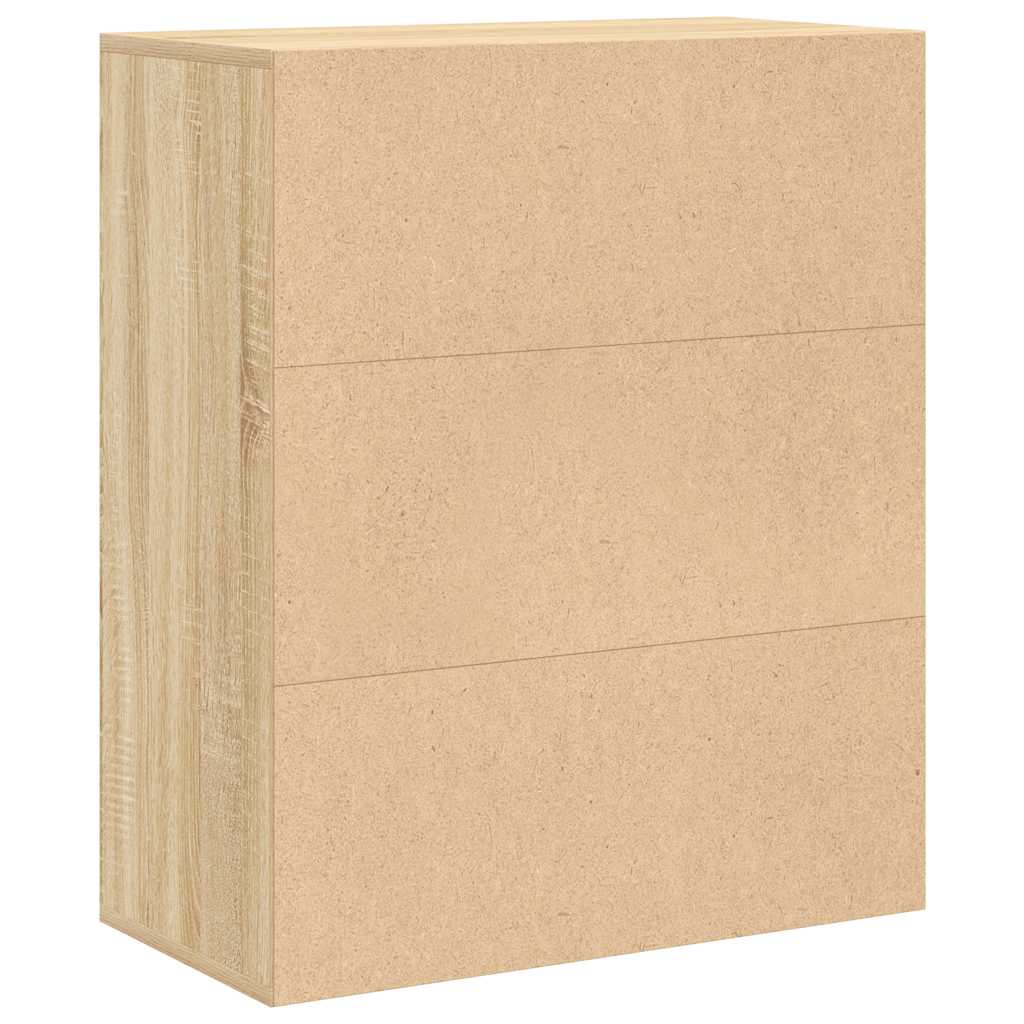 Ormarić za knjige boja hrasta 60x30x71,5 cm konstruirano drvo
