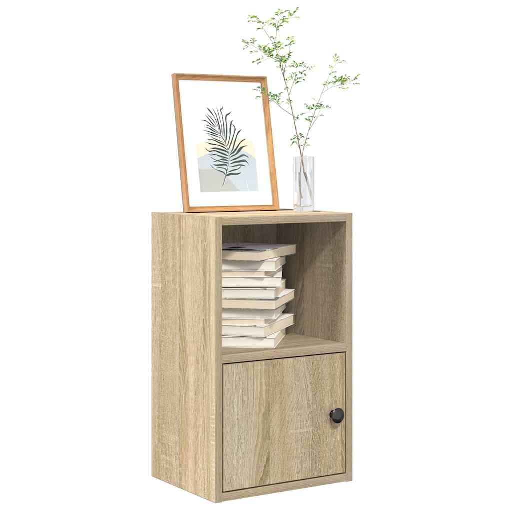 Regal za knjige boja hrasta 31x24x52 cm od konstruiranog drva