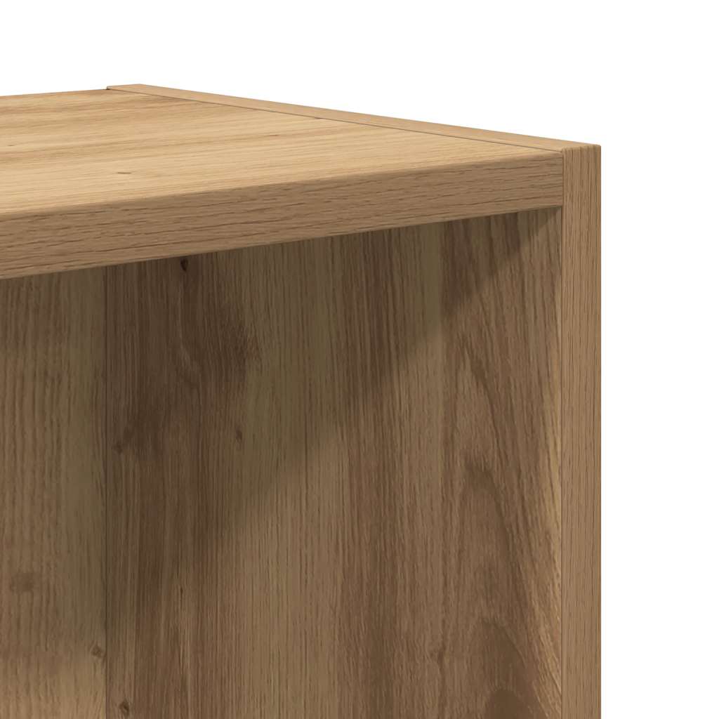 Regal za knjige boja hrasta 31x24x52 cm konstruirano drvo