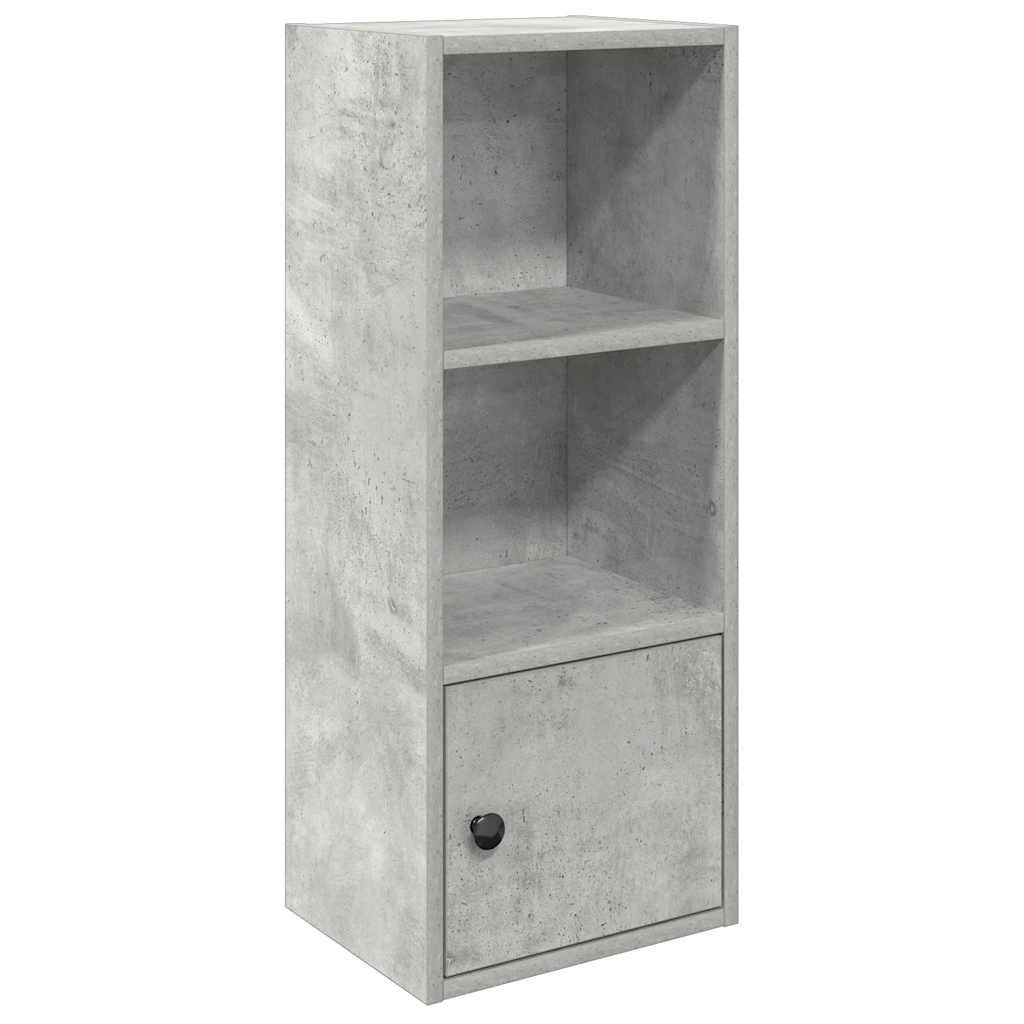 Regal za knjige boja betona 31x24x77 cm konstruirano drvo