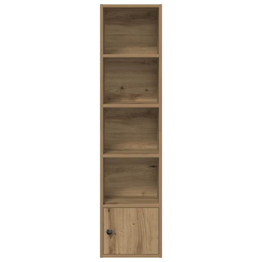 Regal za knjige boja hrasta 31x24x127 cm konstruirano drvo