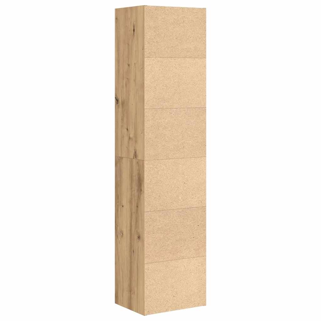 Regal za knjige boja hrasta 31x24x127 cm konstruirano drvo